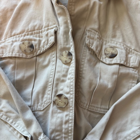 Blank NYC Light Beige Denim Jacket - Picture 2 of 4